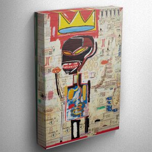 Jean Michel Basquiat Crown Canvas print HD